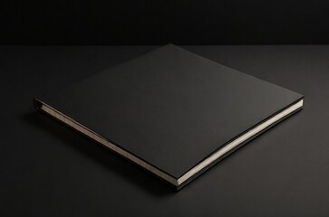 book on black background