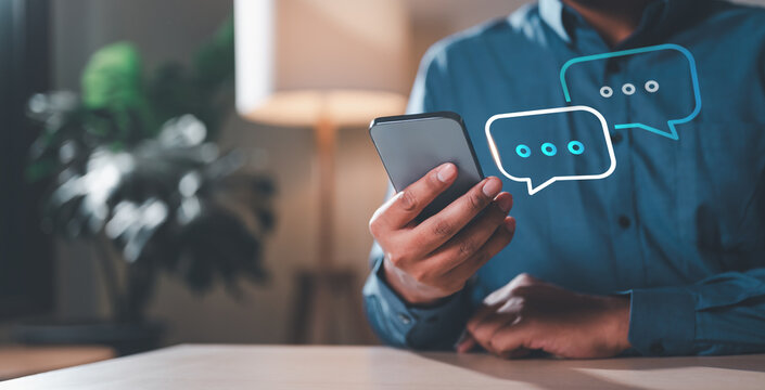 chat, message, technology, smartphone, social, communication, media, wireless, internet, social network. touching at smartphone for chatting and message. social network and communication used internet