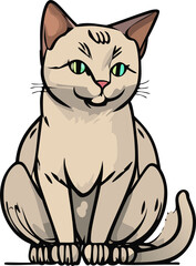 Obraz premium cute cat design