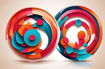 abstract background with circles