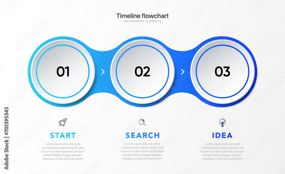Poster Timeline infographic design with  options or steps. Infographics for business concept. Can be used for presentations workflow layout, banner, process