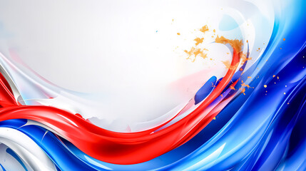 French flag, suggesting a sense of movement and celebration. It could be a representation of the French national pride or a creative concept for an event like the Olympic Games