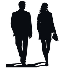 business people silhouettes