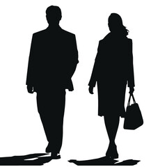 business people silhouette 