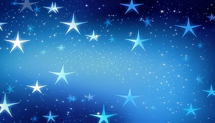 Fototapeta na wymiar blue sky with stars suitable for background or cover