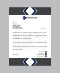 Modern, clean & professional corporate company business letterhead template design