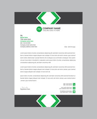 modern business corporate letterhead design template
