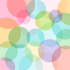 Abstract colorful circles background,Vector illustration