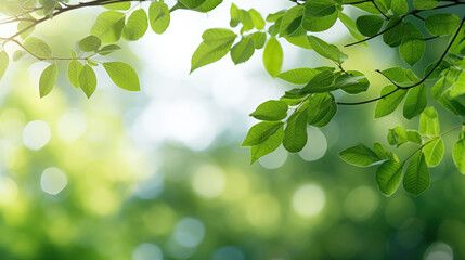 ?lose-up of vibrant green leaves with a soft-focus background