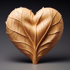European beech with a beautifully carved heart.