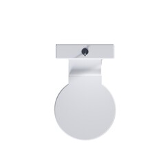 Lavatory pan isolated on a white background, bidet, 3D illustration, and CG render
