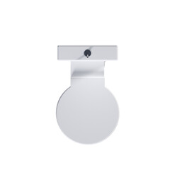 Lavatory pan isolated on a transparent background, bidet, 3D illustration, and CG render