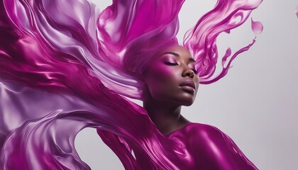 portrait of a woman with hairstyle