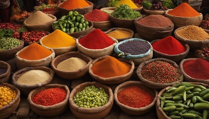 Fototapeta premium spices in the market