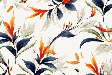 Flower pattern illustration background