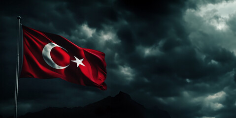 T&uuml;rk bayrağı. Translation Turkey Flag