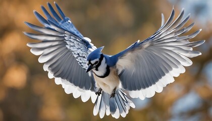 Fototapeta premium blue angel wings