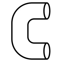  water pipe line icon