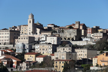 Fototapeta na wymiar San Vittore del Lazio - 17 December 2023: view of the town in the province of Frosinone