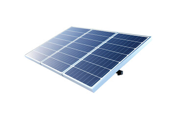 Solar panels or solar cells for health clean energy and environment isolated on transparent png background, Photovoltaic solar traps, green energy concept.