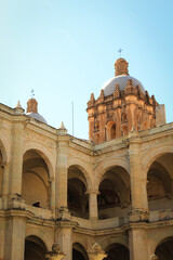 Fototapeta na wymiar Oaxaca Santo Domingo ex convent and cathedral