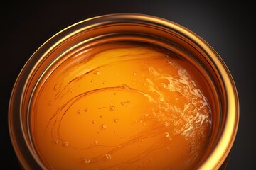 Can of paint or machine oil, industrial liquid background. Generative AI - obrazy, fototapety, plakaty