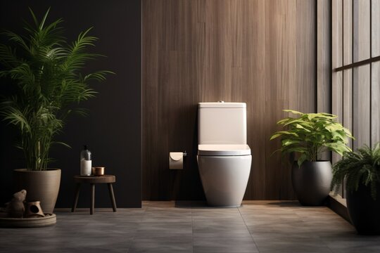 A modern and luxury bathroom