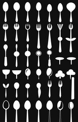 set of silhouettes