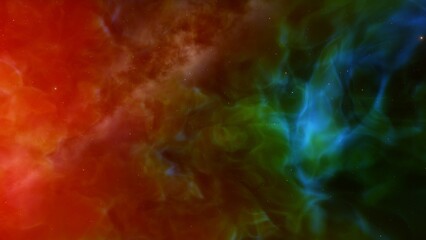 Fototapeta na wymiar nebula gas cloud in deep outer space 