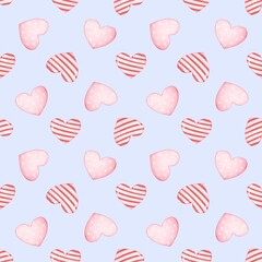 Valentine seamless pattern 