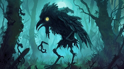 Crow Goblin Mysteries in Digital Art