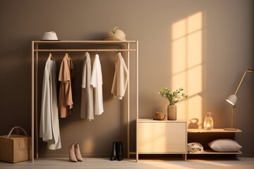 A minimalistic and premium clothing fashion store