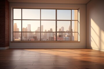 Fototapeta premium A newly constructed empty flat