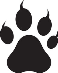 Dog Paw with claws and nails Animal paw claws print vector illustrations
Different animal paw with claws nails print vector illustrations
 - obrazy, fototapety, plakaty