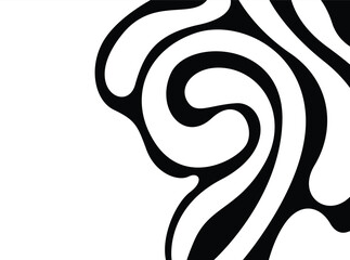 Abstract background with wavy lines pattern with copy space area