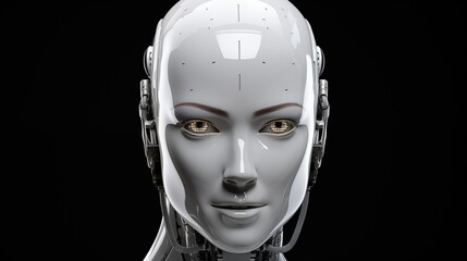 A humanoid robot with feminine feature