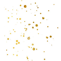 Golden Confetti Element