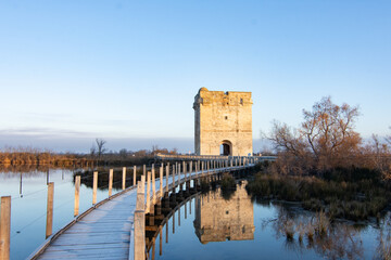 La Tour Carbonière en Camargue au lever du jour © Laetitia S.