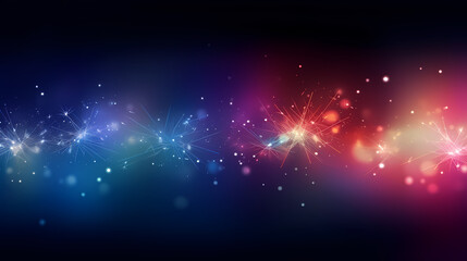 Fototapeta premium Holiday party background, New Year, birthday, celebration, Christmas background with blank copy space