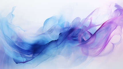 Liquid violets and electric blues merging in an ethereal dance, creating a high-definition abstract...