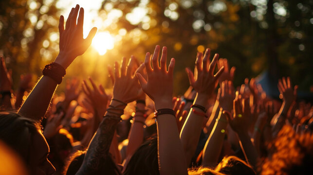 Palm Sunday Song of Praise:  A congregational Palm Sunday song of praise, with hands raised and hearts uplifted, expressing joy and devotion