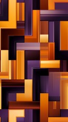 Unobtrusive Geometric Design with Light Orange and Purple Background Texture