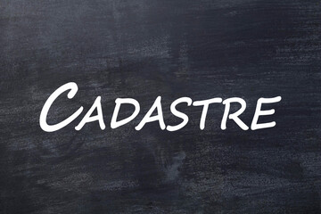 Obraz premium Cadastre tableau