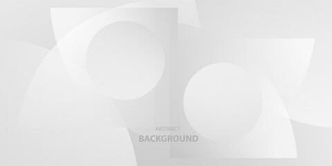White and gray shape color abstract background. Vector illustration	