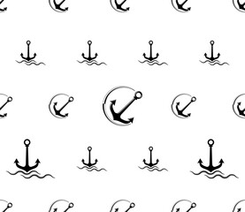 Anchor Icon Seamless Pattern Y_2312001