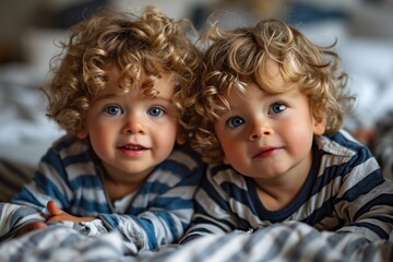 picture of twins people close up portrait