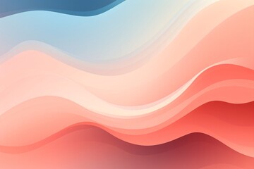 Soft pink and blue waves pattern