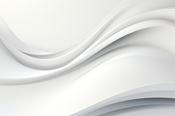 Obraz premium Wavy white pattern minimalistic