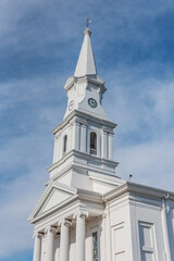 Fototapeta na wymiar Zion Lutheran Church on an Early Winter Day, Middletown Maryland USA