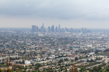 View over Los Angeles, California, USA